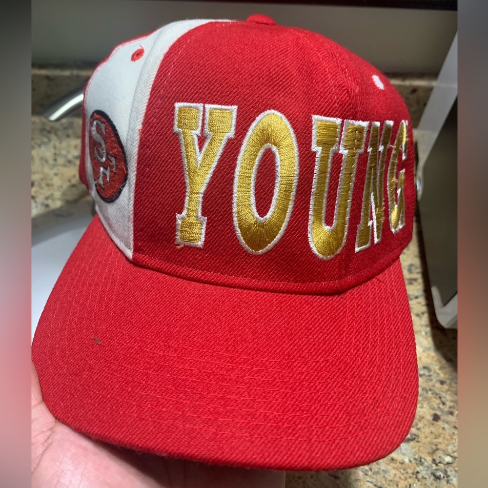 vintage starter San Francisco 49ers Steve Young Snap back hat wool